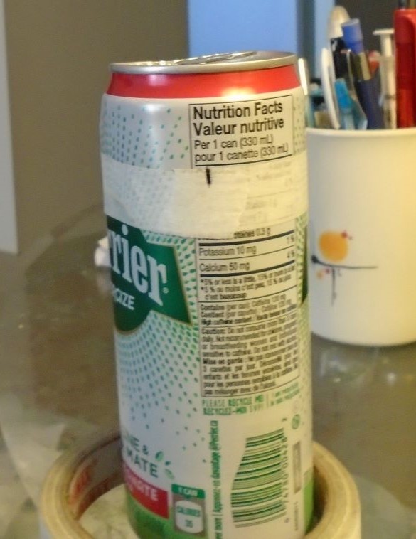 measurement around the can